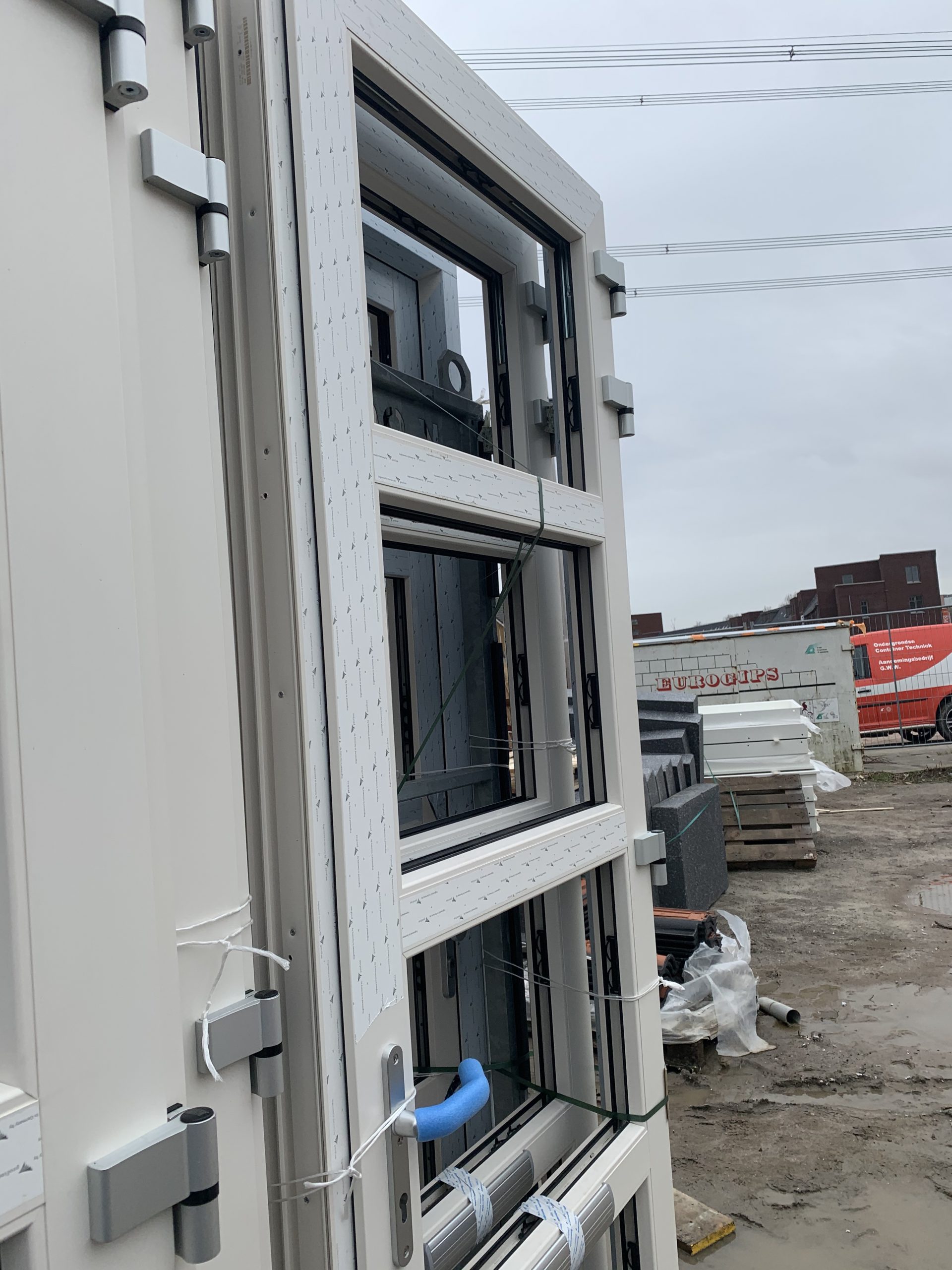 Voorbeeld van cosmetisch herstel aan gevelbekleding